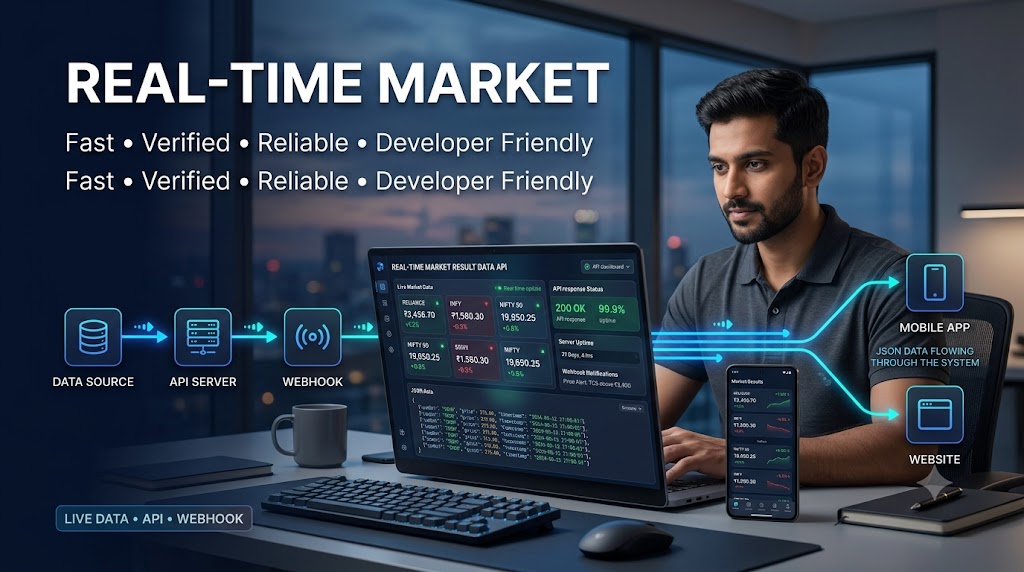 Real-Time Market Result Data API: Complete Developer Guide 2026 - blog cover image